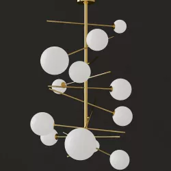 Globo Chandelier 3D model