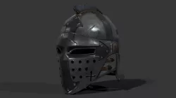 helmet 11 Low-poly  3D model