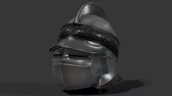 helmet 12 Low-poly  3D model