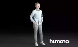 Humano Casual Child Boy Standing and talking 0210  3D model
