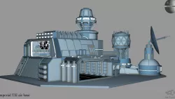 Imperial TIE air base 3D model