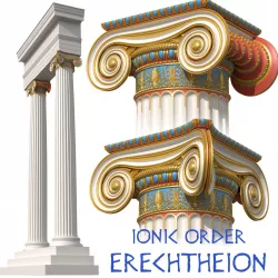 Ionic Order Erechtheion 3D model