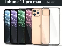 iphone 11 pro max with case 3D model