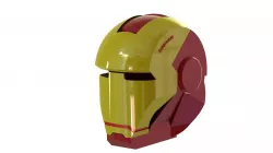 IRON MAN Helmet Helmets Robotic head 3D model