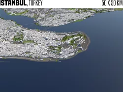 Istanbul Turkey 3D model