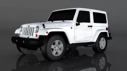 Jeep Wrangler Rubicon Low-poly  3D model