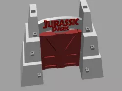 Jurassic Park Gate "What do they have in there King Kong"