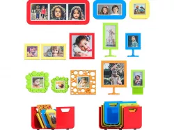 L3DV05G06 - kids photo frames and posters set 3D model