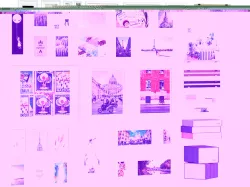 L3DV05G08 - photo frames and posters set 3D model