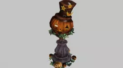LAMP HALLOWEEN LANTERN 3D MODEL Low-poly  3D model