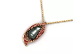 leaf pendant 3D model