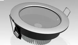 Led dowlight 3D model