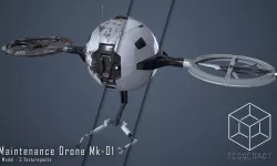 Maintenance Drone Mk1 Pack 3D model