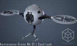 Maintenance Drone Mk1 Used Look 3D model