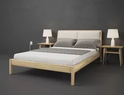 Manga Bed Low-poly  3D model