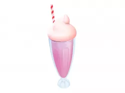 Milkshake 3D model