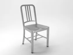 navy chairs 3D model