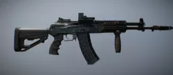New-generation AK12 machine-Gun Low-poly  3D model