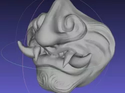 Oni Half Mask