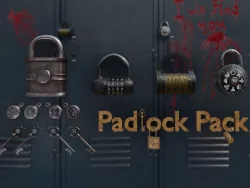Padlock Pack - PBR Game Ready Low-poly  3D model