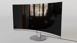PC Curved Screen 3D model