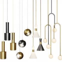 Pendant set 004  3D model