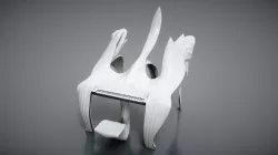 Piano Concept Low-poly  3D model
