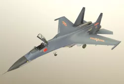 PLA Air Force Shenyang J-11B Fighter Low-poly  3D model