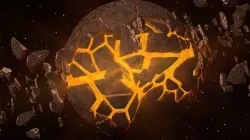 Planet Explosion  Low-poly  3D model