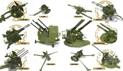 POLYGON - Heavy Gun Low-poly 3D model 3D Model Collection