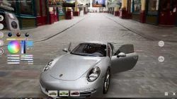 Porsche 911 918 Configurator Low-poly  3D model