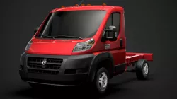 Ram Promaster Cargo Chassis Truck Single Cab 3000 WB 2019 3D model