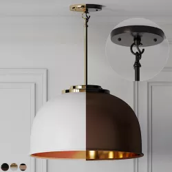 REJUVENATION NINA 18inch DOME PENDANT 3D model