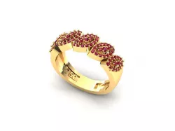 ruby marquise ring 3D model