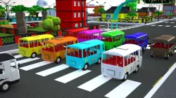 School bus  Low-poly  3D model