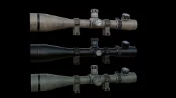 Scope 8X-32X Zoom Low-poly  3D model