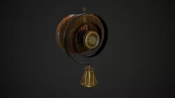Servants bell Low-poly  3D model