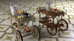 Service Carts - Full and Empty 3D model