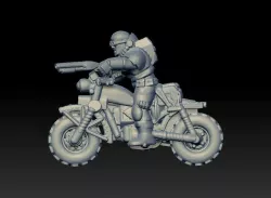 Shooter Bike Rider  3D model