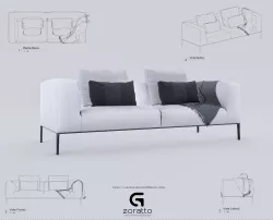 Sofa Revit High Quality 3D models 3D model