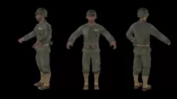 soldier 3D model