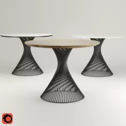 Spiral Dining Table 3D model