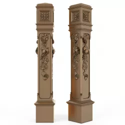 stair column for cnc  3D model