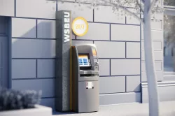 Stand-alone cash machine ATM 3D model