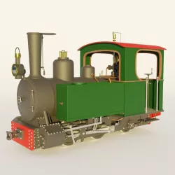 Steam locomotive  3D model