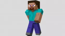 Steve character from Minecraft game 3D model