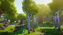 Stylized Handpainted Environment Woodland Low-poly  3D model