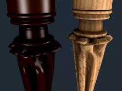 Table leg 3D model