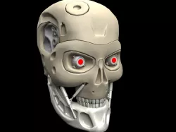 Terminator Head Skull  3D model