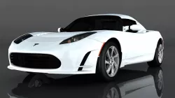 Tesla roadster Low-poly  3D model